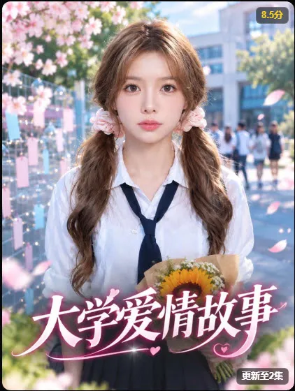 都市情感短剧海报，客厅沙发上看书的女子